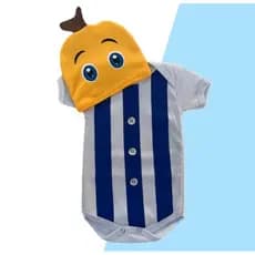 Body Temático Banana de Pijama + Touca