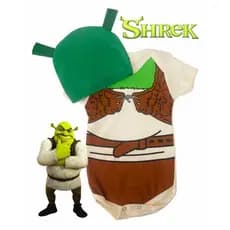 Body Temático Shrek + touca Mesversario
