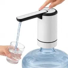 Bomba Dobravel Elétrica Filtro Bebedouro De Garrafões Galão De Água Usb