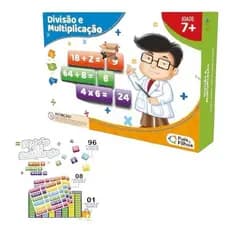 Jogo Educativo Infantil Pedagógico Divisão/Multiplicação Matemática para Criança