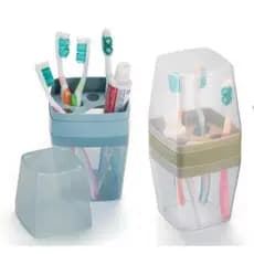 Porta Escovas - Creme Dental com Tampa - Banheiro 5 Escovas e 1 Creme Dental Promoção Imperdível