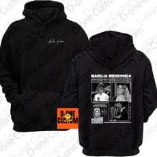 Moletom Blusa de Frio Marilia Mendonça Com Capuz Eterna Estampada Sertanejo Homenagem