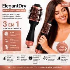 Escova Secadora de Cabelo Profissional Bivolt 1300W