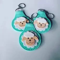 10 chaveiro ovelha páscoa