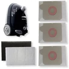 3 Saco Descartável + Kit Filtros para Aspirador de Pó Electrolux Max Trio