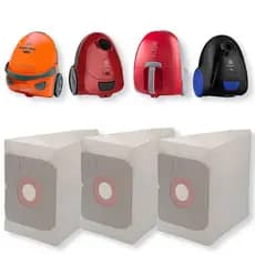 3 Saco Descartável para Aspirador de Pó Electrolux  Nano / Neo Max e Black e Decker AP2000
