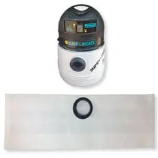 3 Saco Descartável para Aspirador de Pó Black e Decker Las 1100