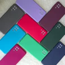 Capa para Galaxy  A12/M12 Samsung OU Capinha +Película de Cerâmica