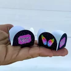 Forminhas para Doces Personalizadas Asas Neon | Brigadeiro | Festa Aniversário Infantil