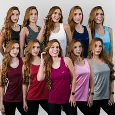 Regata Parvori Feminina Tapa Bumbum Sobre Legging Dry Fit Treino Academia Fitness
