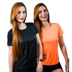 Kit 2 Camiseta Feminina Academia Treino Dry Fit Parvori