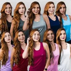 Regata Parvori Feminina Dry Fit Treino Academia Fitness Esportes Corrida