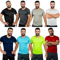 Camiseta Masculina Dry Fit Academia Treino Esportes Parvori