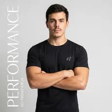 Camiseta Masculina Dry Fit Parvori Lisa Academia Treino Corrida Praia Leve Respirável Esportiva