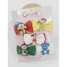 Kit Laços Turma Monica