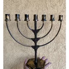 Menorah Menorá Judaico ou Candelabro para 7 Velas