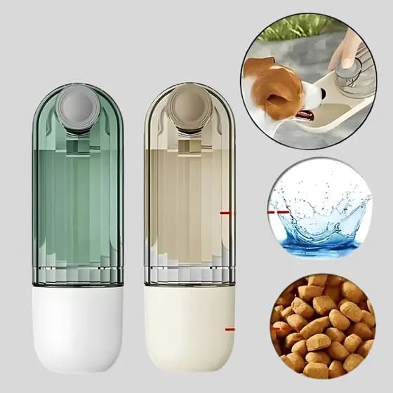 Bebedouro E Comedouro 3 em 1 De 500 Ml - Ideal Para o Seu Pet