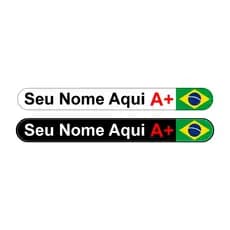 Adesivos Personalizado Nome+tipo Sanguineo Bike Capacete 05