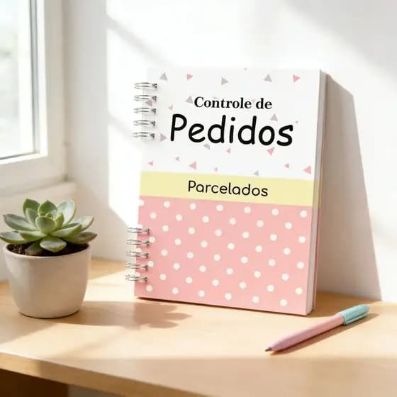 Caderno Controle De Pedidos Parcelados Caderno De Vendas