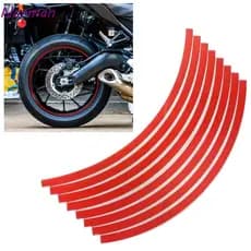 NORMAN Autocolantes De Motocicletas Roda Universal Para De 17 " 18 " Carro Fita Adesiva De Listras De Aro