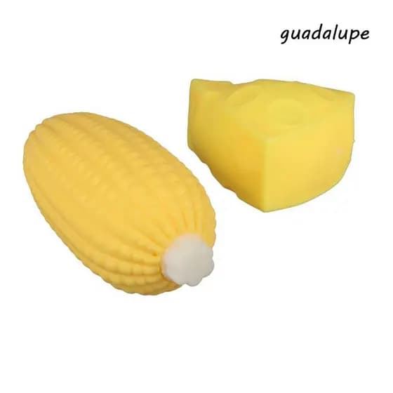 Brinquedo Do Aperto Queijo De GUADALUPE , Brinquedos Lentos Alívio Estresse Da Recuperação PVC Material Flexível Sensori