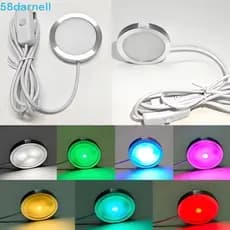 Lâmpada Circular USB DARNELL , Luz Brilhante 5V LED Ultrafina , De Liga De Alumínio DIY Ajustável Colorida