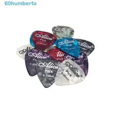 HUMBERTO 5 Peças De Palheta De Guitarra Em Cores Mistas , Palhetas Coloridas Celulóide , Acessórios