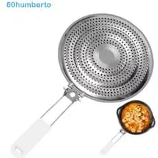 Difusor De Calor HUMBERTO , Almofadas De Isolamento De Aço Inoxidável Com Alça , Placa Redonda De Proteção Contra Chamas