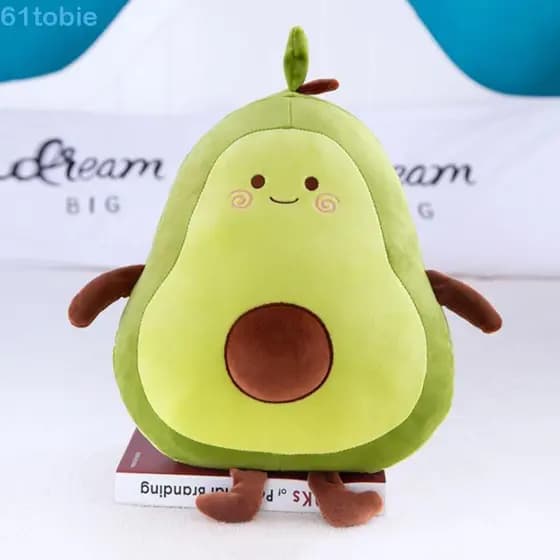 TOBIE Abacate Brinquedos De Pelúcia Travesseiro Macio Decoração Para Casa Almofada Frutas Crianças Presentes Plantas
