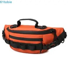 Bolsa Para Isca De Pesca TOBIE , Bolsas Impermeáveis Equipamento Com Bolso Zíper , De Cintura Multicamadas