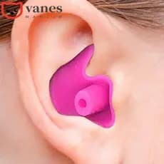NAESV Tampões Para Os Ouvidos À Prova De Som Acessórios De Natação Adultos Delicada Espiral Água Silicone