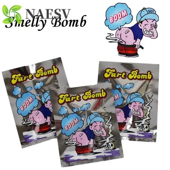 NAESV Fart Bomb Bags Brinquedo De Piada Engraçado Complicado Novidade Tolo Bombas De Aroma