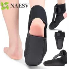 NAESV Dorsal Drop Foot Cinta Ortopédica , Compressão Respirável Fascite Plantar Tala Meia , Ajustável