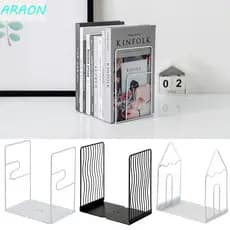 Suportes Para Livros De Metal ARAON , Suporte Simples E Resistente Reutilizável , Rack De Armazenamento Vertical Antider