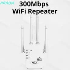 Amplificador De Sinal Wi-Fi ARAON , WIFI Roteador De 2.4 GHz , TV Repetidora Sem Fio Branco Ue Eua