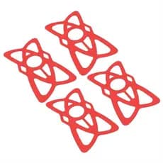 Faixas De Segurança Para Guidão , Alça Universal De Silicone Antiderrapante Preto Vermelho Suporte Celular