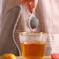 2 Peças De Bola De Filtro De Chá , Infusor Com Corrente De Abelha Borboleta De Malha Fina De Aço Inoxidável , À