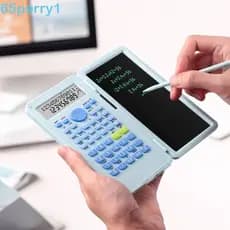 Calculadora Científica PERRY1 , Calculadoras De Função 2 Em 1 Com Tela Grande E Tablet , Apagável