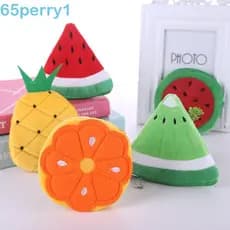 PERRY1 Chaveiro Bolsa Cartão De Viagem De Moedas Fofa Pingente Carteira Casual Flush De Desenho Animado