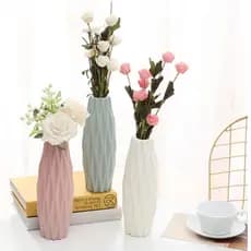 Vaso De Plástico Cerâmica Estilo Nórdico Flor Hidropônica Flores Para Decoração De Casa