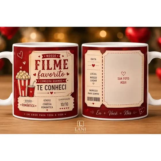 Caneca personalizada Nosso Filme Favorito