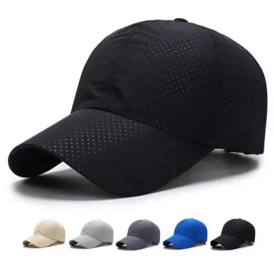 Boné LISO Tactel Casual Respirável Baseball Secagem Rapido Spring Summer New Handsome Outdoor Sports
