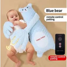 Travesseiro Reconfortante Fawn Infantil Ajuda Para Dormir De Bebê Com Palma Automática Acalmar Ninar