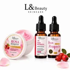 Rosa Mosqueta Creme 150g + Sérum Facial + Óleo 30ml L&Beauty