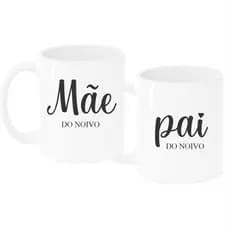 Caneca casamento Pai da NOIVA, Mãe, Irmão Avós, presente em porcelana, Convite de casamento, Familia e parentes  Oferta