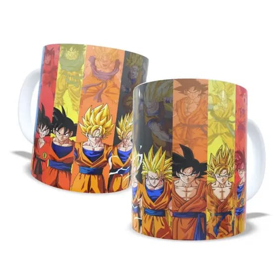 Caneca Dragon Ball Z Goku Sayajin Mega Oferta!!