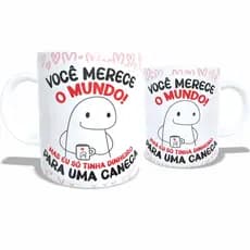 Canecas Legais Meme Figurinha Flork Namorada Amor Perfeita