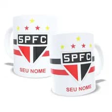 Caneca Personalizada São Paulo/tricolor paulista  Porcelana Xícara Personalizada Caneca Time Futebol MAIOR DO BRASIL!!!