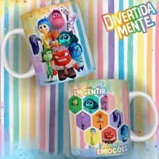 Caneca Personalizada Divertidamente Todas As Emoções