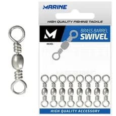 Marine Sports Girador BBS Nickel Para Pesca 25 ou 50 Peças